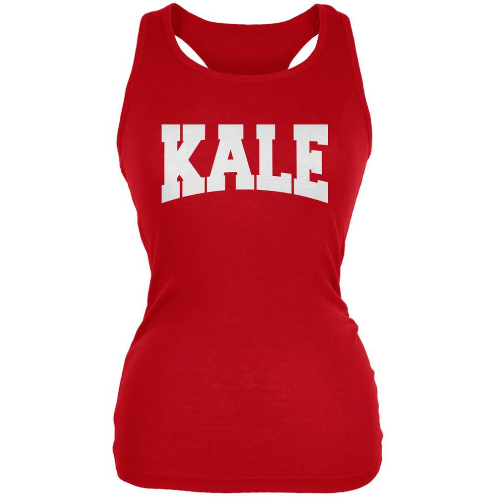 Kale Red Juniors Soft Tank Top Juniors Tank Tops Old Glory 2XL Red