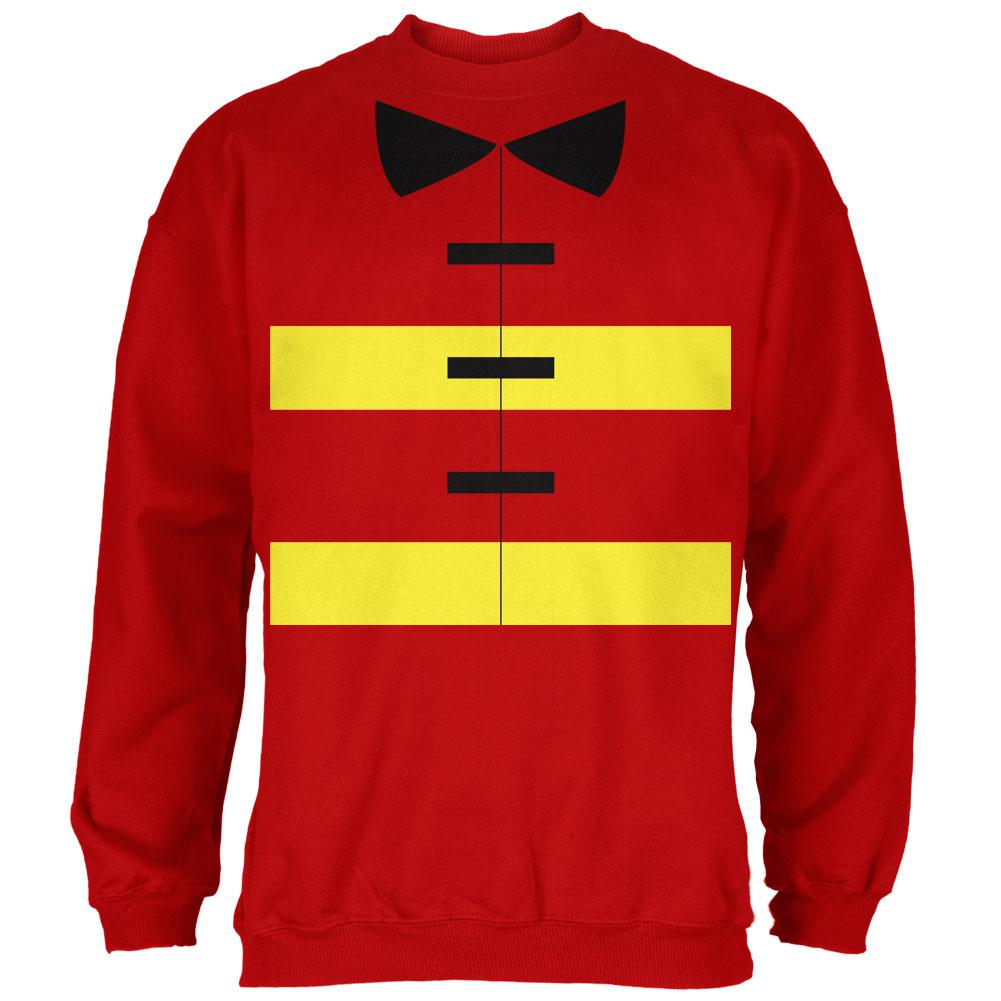 Halloween Fireman Costume Red Adult Sweatshirt Men's Sweatshirts Old Glory 2XL Red