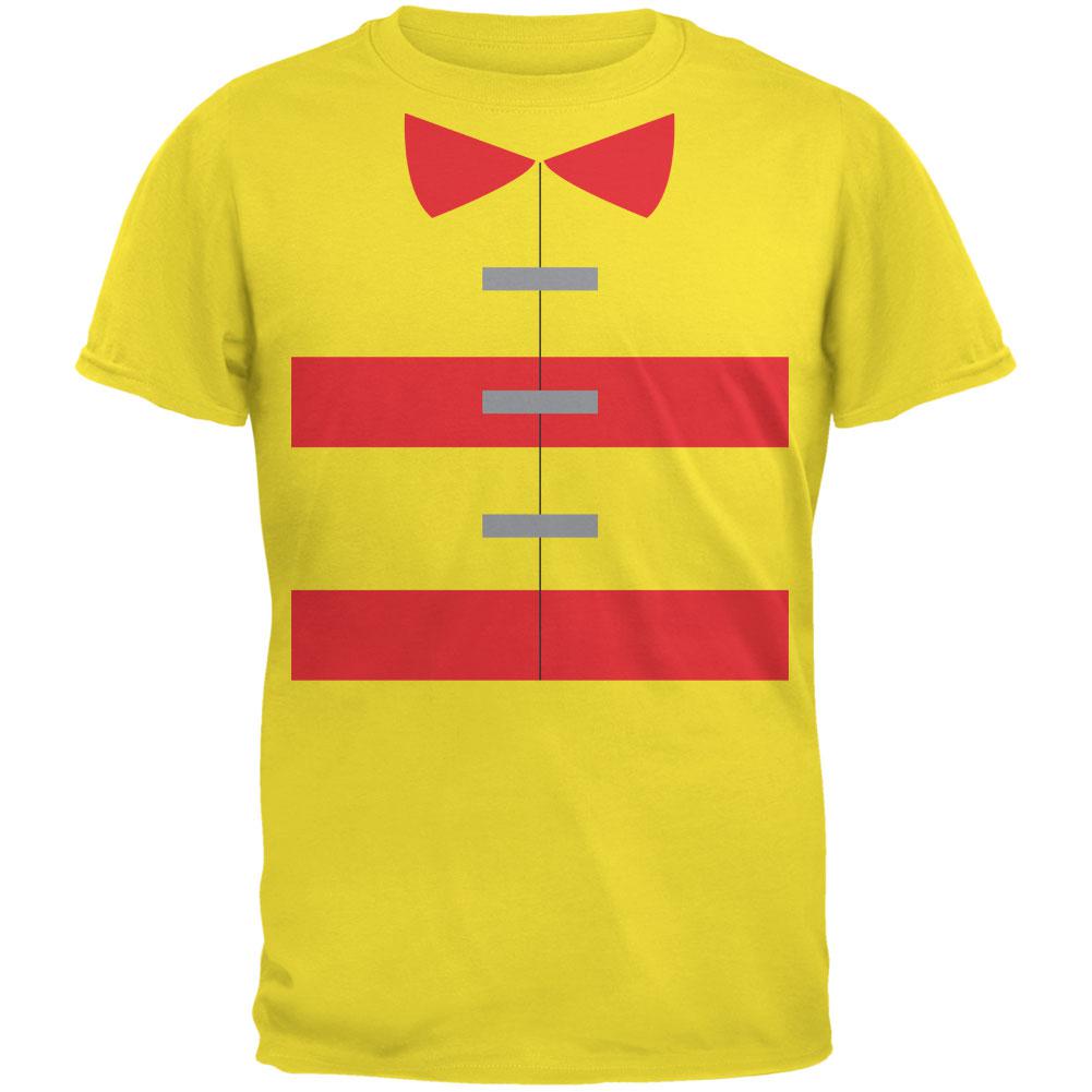 Halloween Fireman Costume Yellow Youth T-Shirt Youth T-Shirts Old Glory LG Yellow