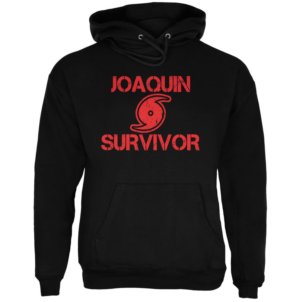 Hurricane Joaquin Survivor Black Adult Hoodie Men's Hoodies Old Glory 2XL Black