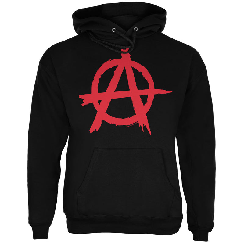 Anarchy Black Adult Hoodie Men's Hoodies Old Glory 3XL Black