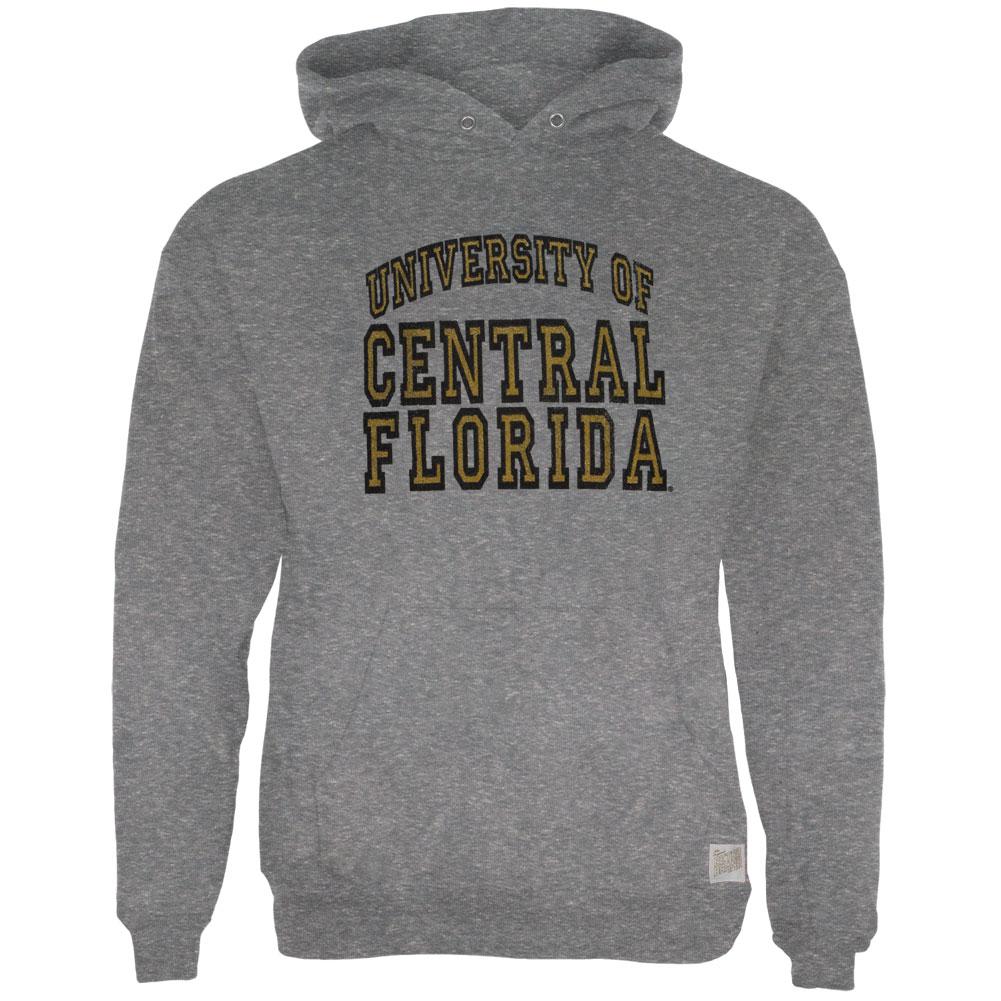 UCF Knights - Full Name Tri-Blend Adult Pullover Hoodie Men's Hoodies UCF Knights 2XL Grey