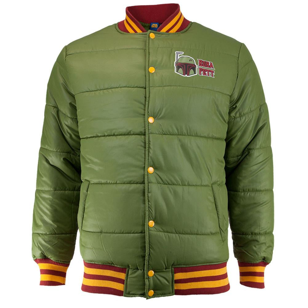 Star Wars - Crazy Hunter Adult Puffy Jacket Men's Jackets Star Wars SM Dark Green