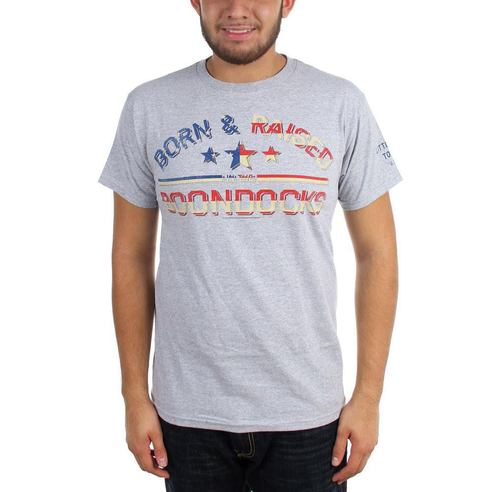 Little Big Town - Born and Raised Boondocks Adult T-Shirt Men's T-Shirts Little Big Town 2XL Grey