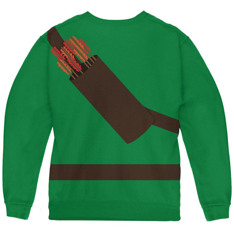Halloween Robin Hood Costume Green Youth Sweatshirt Youth Sweatshirts Old Glory