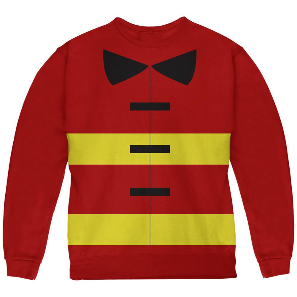 Halloween Fireman Costume Red Youth Sweatshirt Youth Sweatshirts Old Glory LG Red