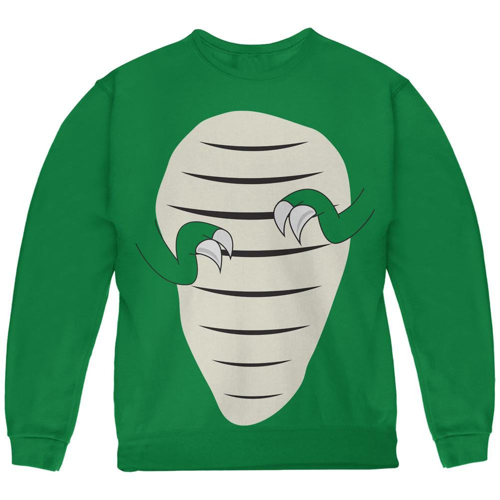 Halloween Jurassic - T-Rex Costume Green Youth Sweatshirt Youth Sweatshirts Old Glory
