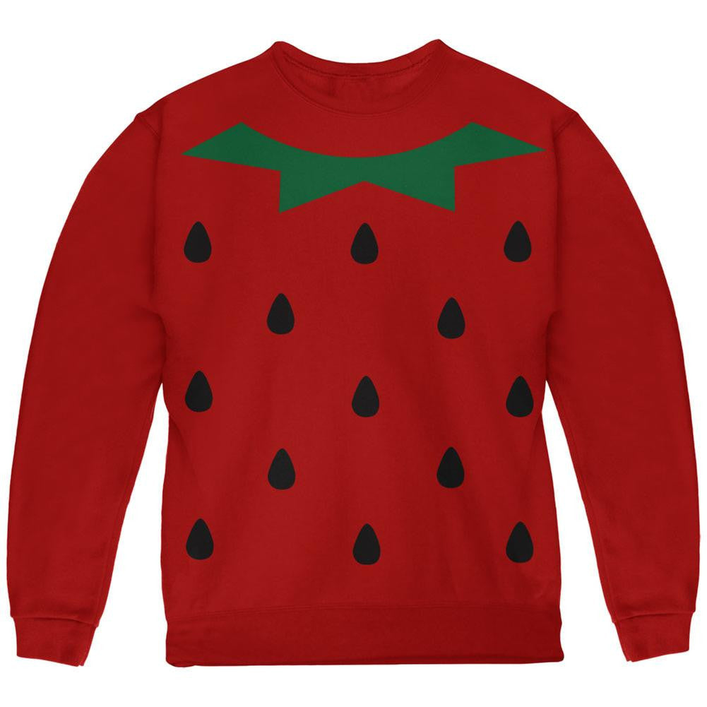 Halloween Strawberry Costume Red Youth Sweatshirt Youth Sweatshirts Old Glory