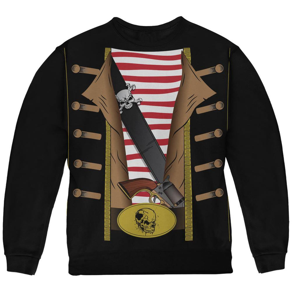 Halloween Pirate Costume Black Youth Sweatshirt Youth Sweatshirts Old Glory