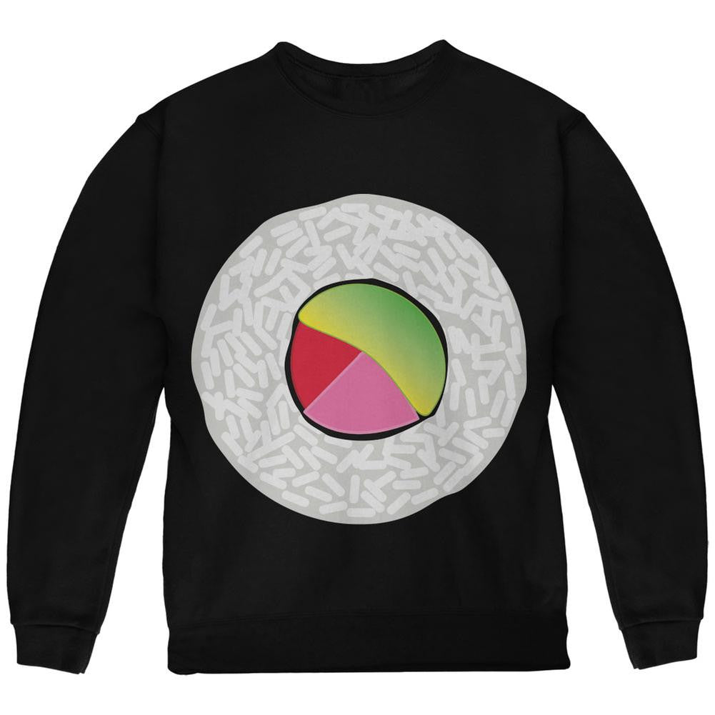 Halloween Sushi Costume 2 Black Youth Sweatshirt Youth Sweatshirts Old Glory