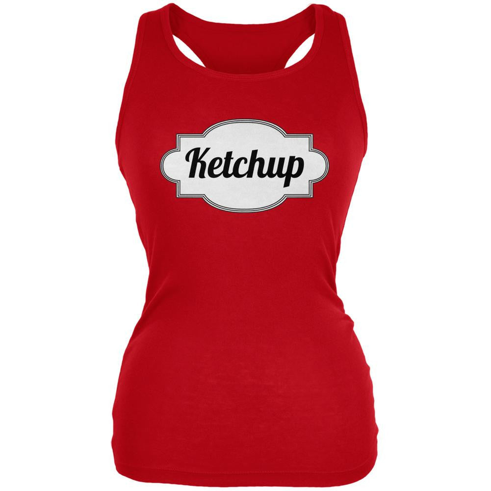 Halloween Ketchup Costume Red Juniors Soft Tank Top Juniors Tank Tops Old Glory 2XL Red