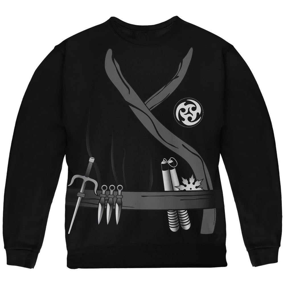 Halloween Costume Ninja Assassin Costume Black Youth Sweatshirt Youth Sweatshirts Old Glory