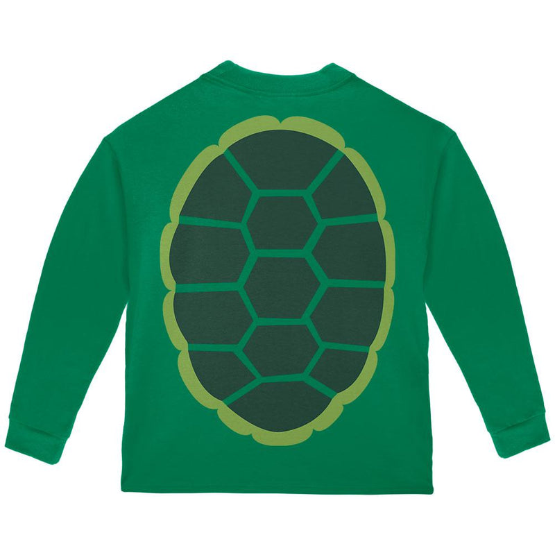 Halloween Costume Turtle Costume Green Toddler Long Sleeve T-Shirt Toddler Long Sleeves Old Glory