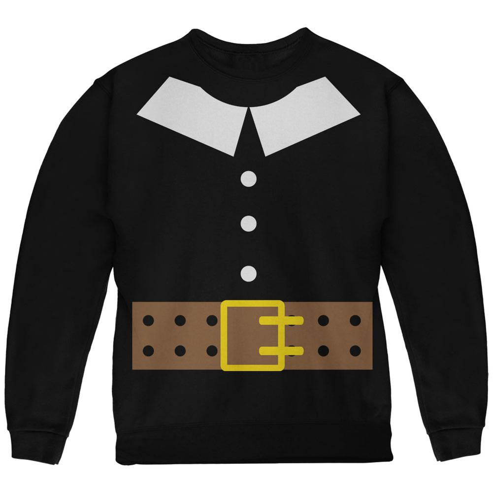 Halloween Pilgrim Costume Black Youth Sweatshirt Youth Sweatshirts Old Glory