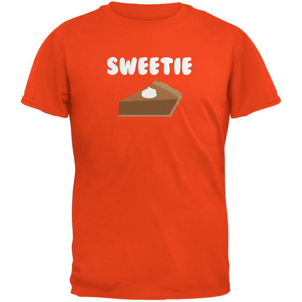 Thanksgiving Sweetie Pie Orange Adult T-Shirt Men's T-Shirts Old Glory 2XL Orange