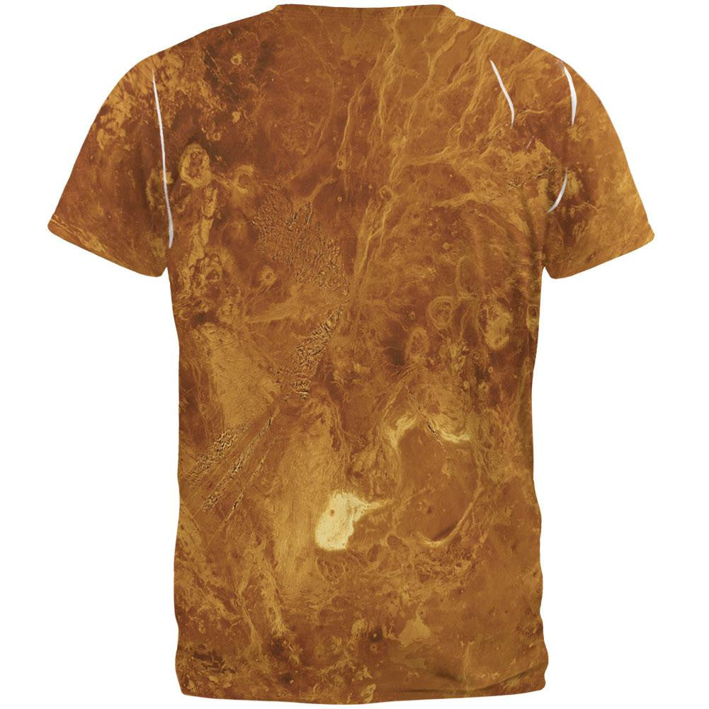 Solar System Planet Venus All Over Adult T-Shirt Men's T-Shirts Old Glory