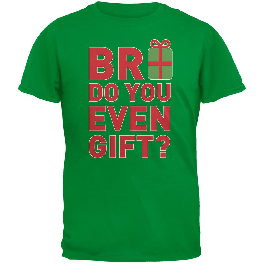 Christmas Bro Do You Even Gift Irish Green Adult T-Shirt Men's T-Shirts Old Glory 2XL Green