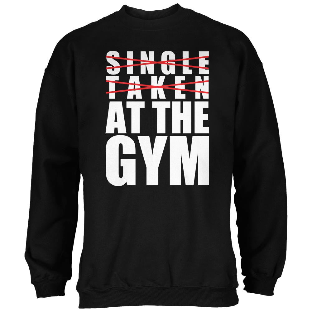 Training Single Taken At The Gym Black Adult Sweatshirt Men's Sweatshirts Old Glory 2XL Black