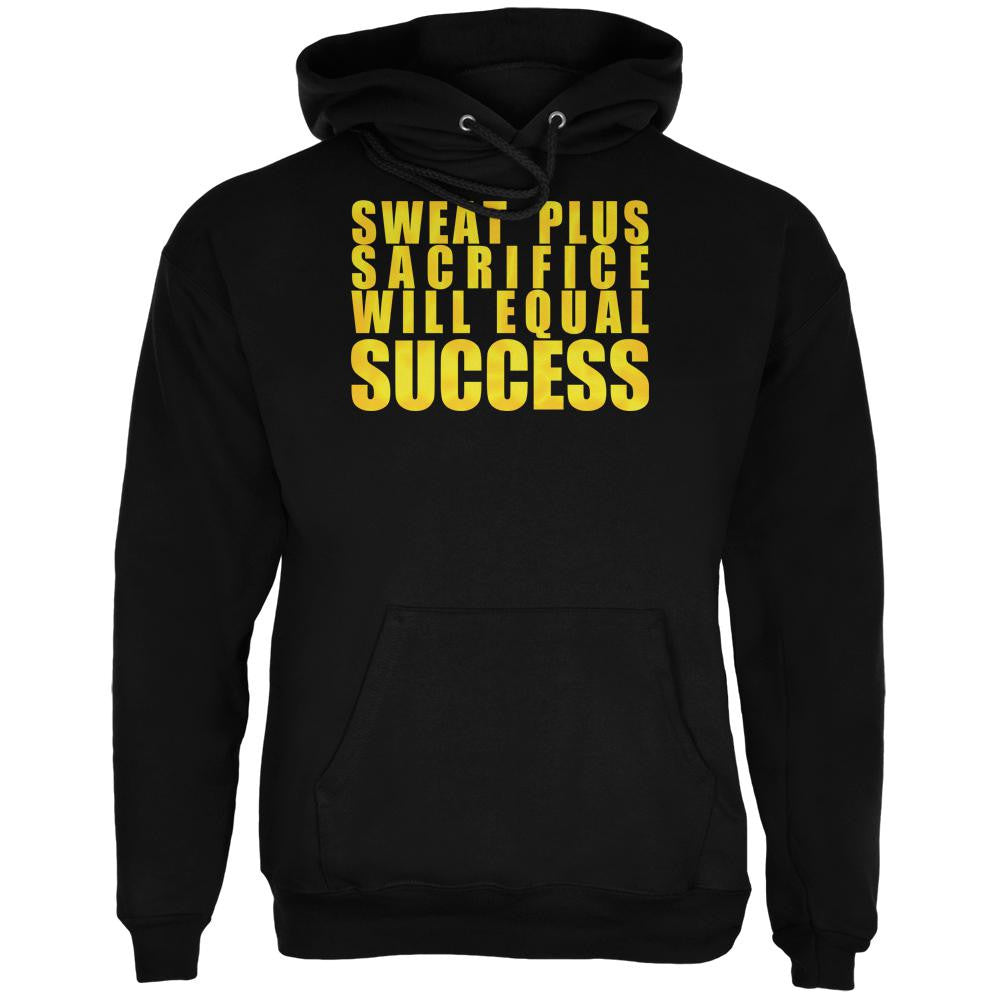 Training Sweat Sacrifice Success Black Adult Hoodie Men's Hoodies Old Glory 2XL Black