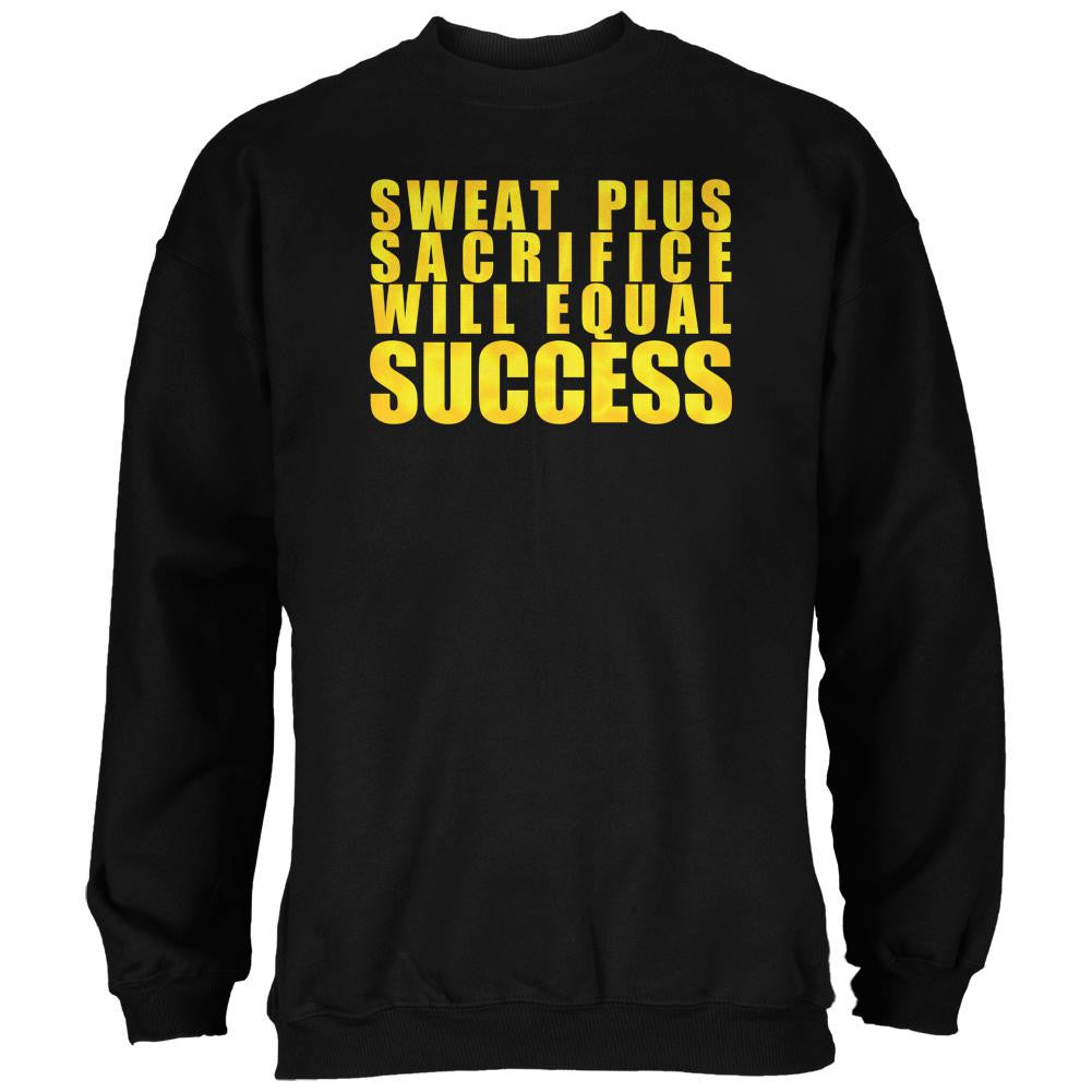 Training Sweat Sacrifice Success Black Adult Sweatshirt Men's Sweatshirts Old Glory 2XL Black