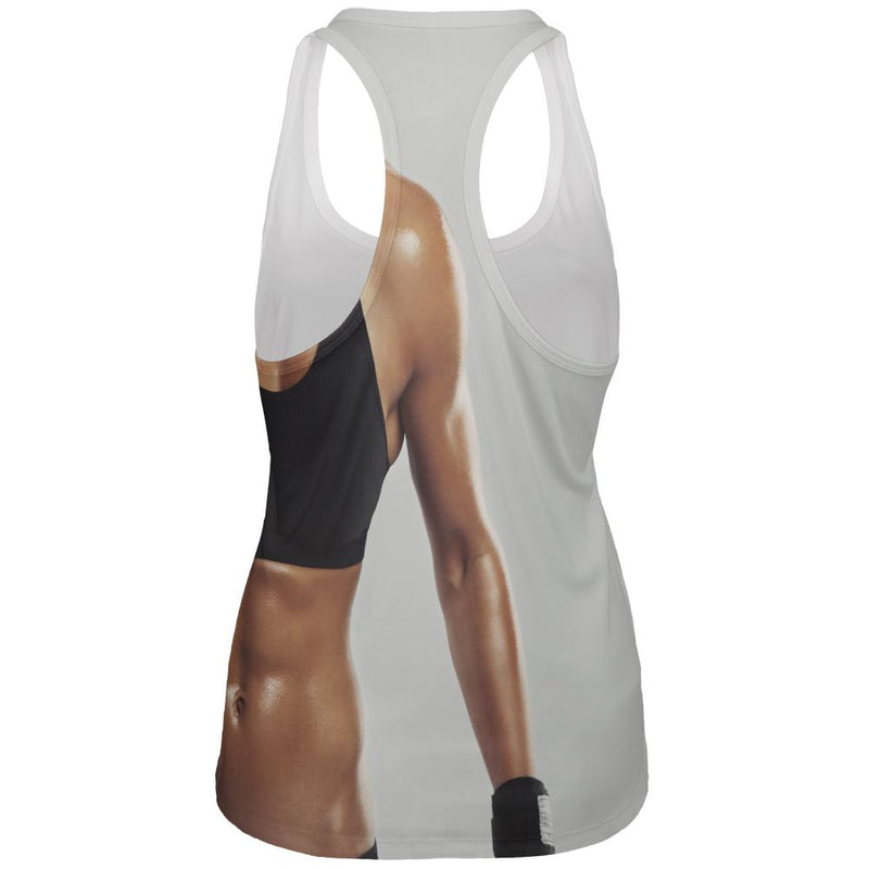 This Girl Loves The Gym All Over Womens Racerback Tank Top Juniors Tank Tops Old Glory