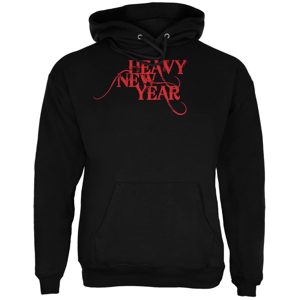 Heavy Metal New Year Black Adult Hoodie Men's Hoodies Old Glory 2XL Black