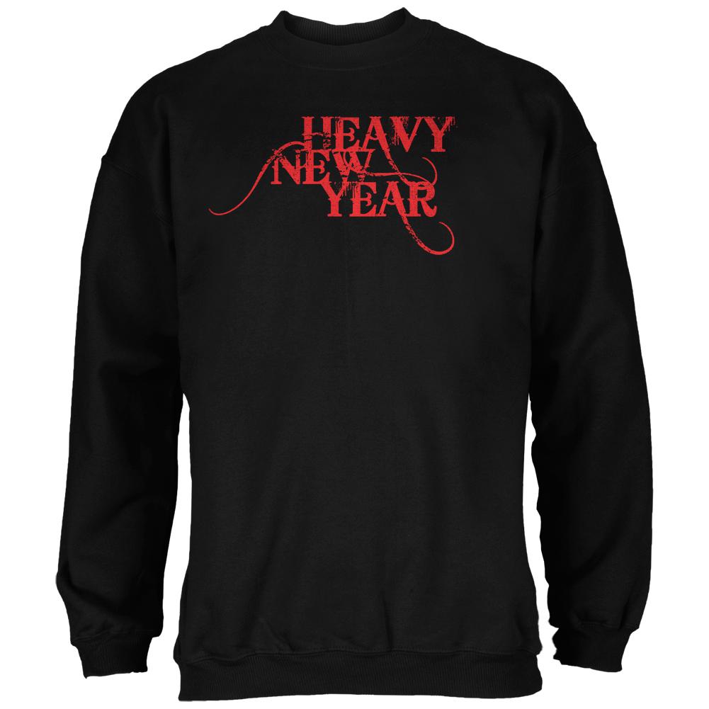 Heavy Metal New Year Black Adult Sweatshirt Men's Sweatshirts Old Glory 2XL Black