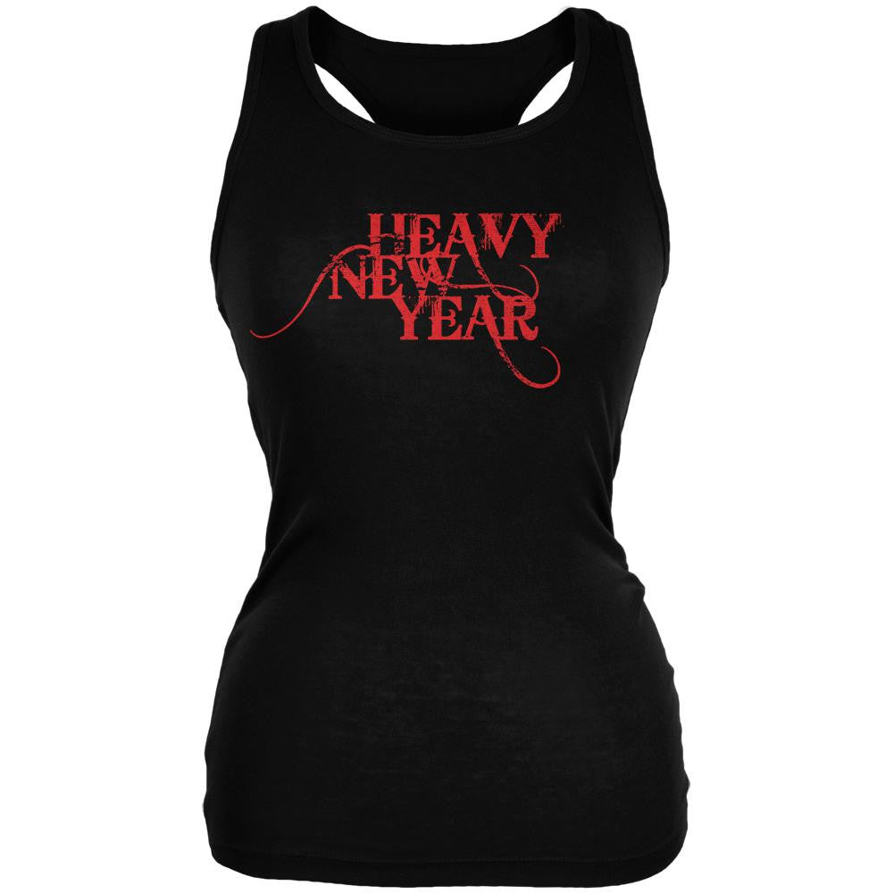 Heavy Metal New Year Black Juniors Soft Tank Top Juniors Tank Tops Old Glory 2XL Black
