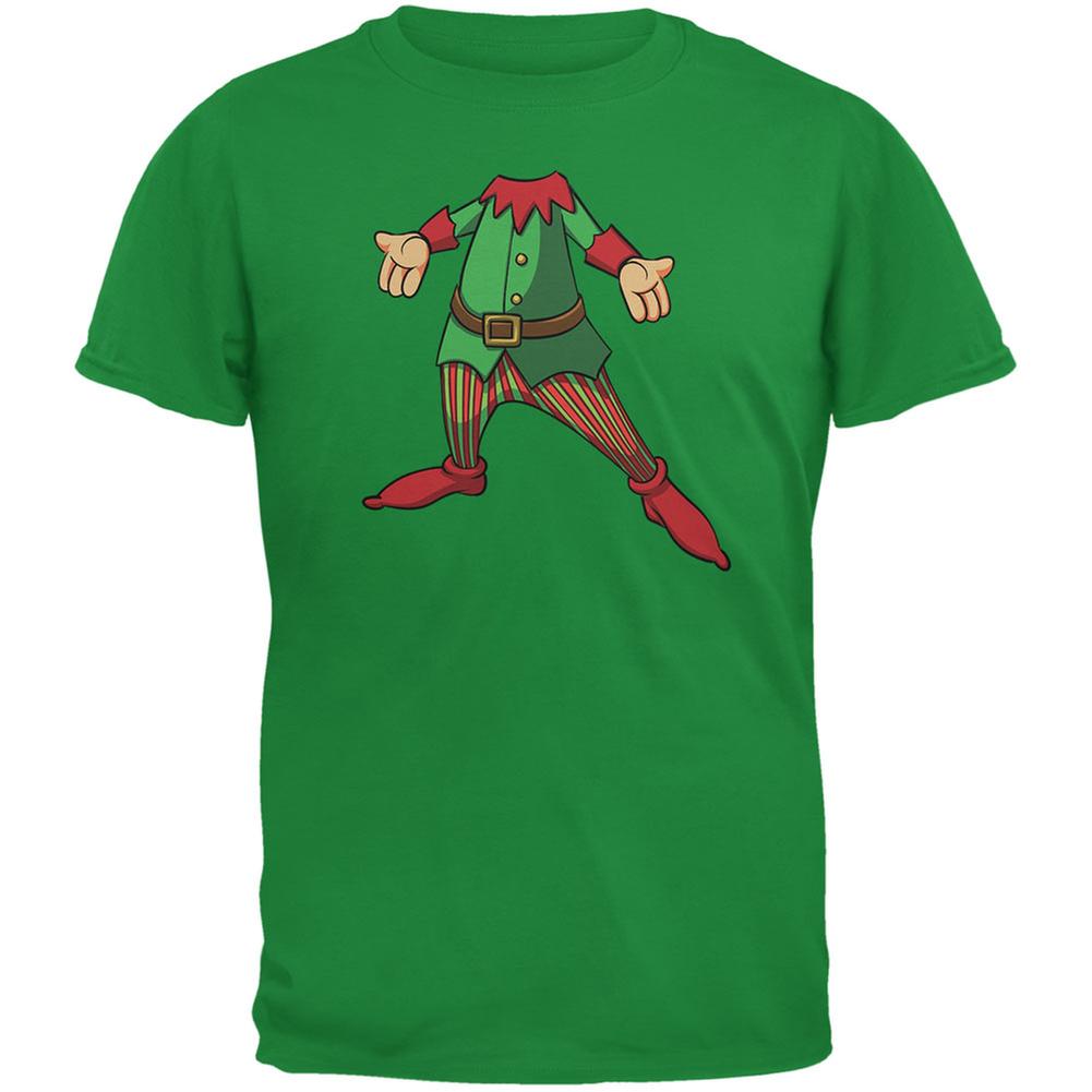 Christmas Happy Elf Irish Green Youth T-Shirt Youth T-Shirts Old Glory LG Green