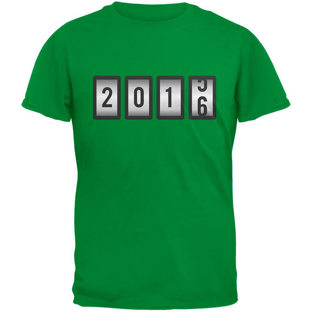 New Years 2016 Slots Irish Green Adult T-Shirt Men's T-Shirts Old Glory 2XL Green