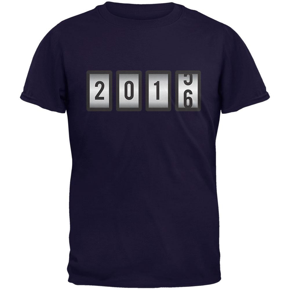 New Years 2016 Slots Navy Adult T-Shirt Men's T-Shirts Old Glory 2XL Blue