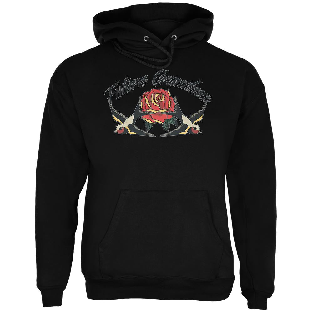 Future Grandma Swallow Vintage Tattoo Black Adult Hoodie Men's Hoodies Old Glory 2XL Black
