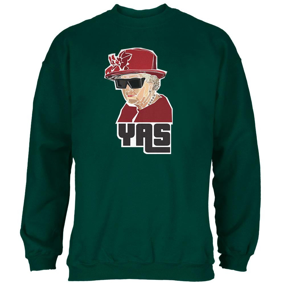 YAS Queen Forest Adult Sweatshirt Men's Sweatshirts Old Glory 2XL Green