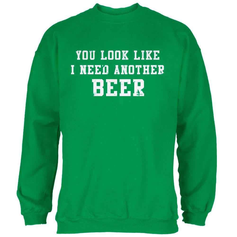 St. Patrick's Day Another Beer Irish Green Adult Sweatshirt Men's Sweatshirts Old Glory