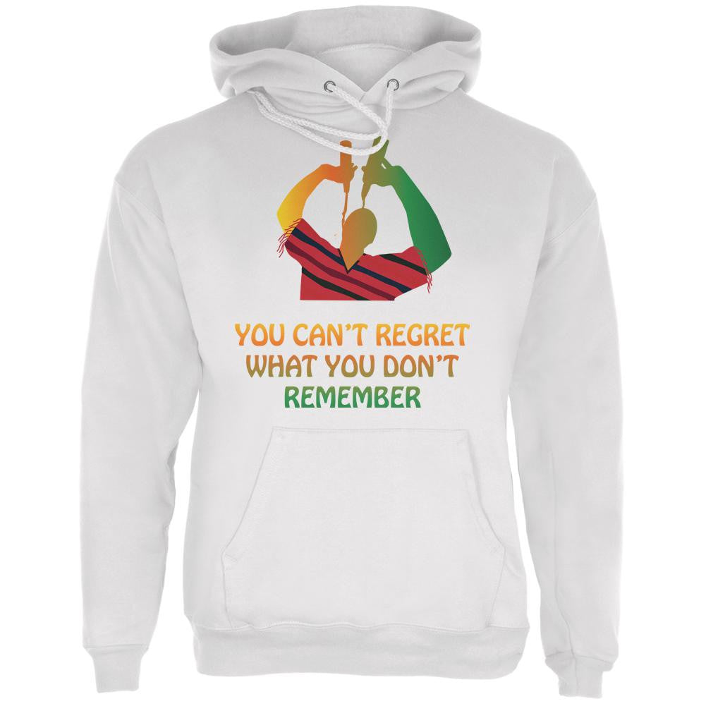 Can't Regret Cinco De Mayo White Adult Hoodie Men's Hoodies Old Glory LG White