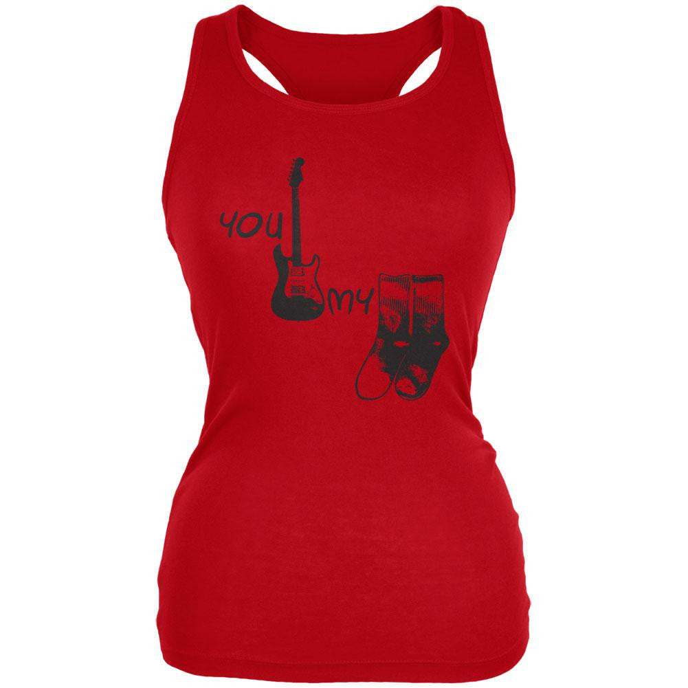 You Rock My Socks Red Juniors Soft Tank Top Juniors Tank Tops Old Glory 2XL Red