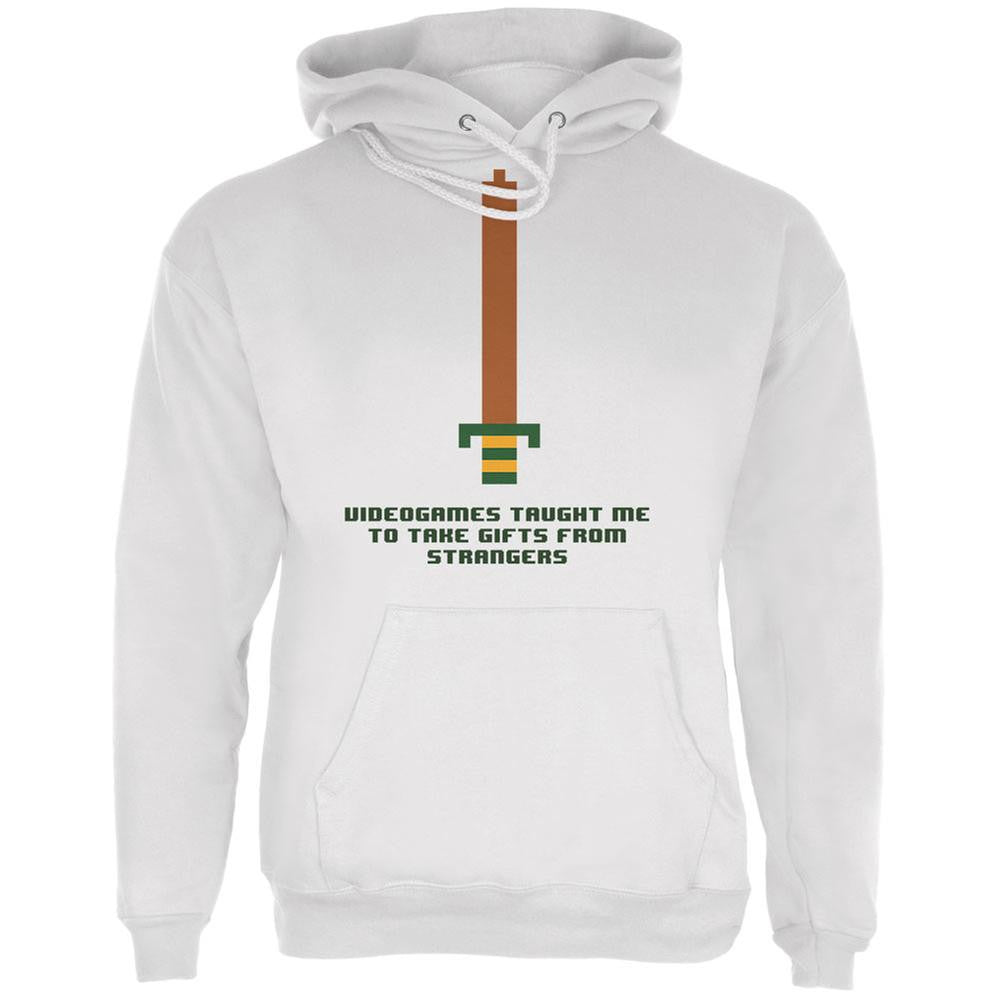 Video Games Gifts From Strangers White Adult Hoodie Men's Hoodies Old Glory LG White