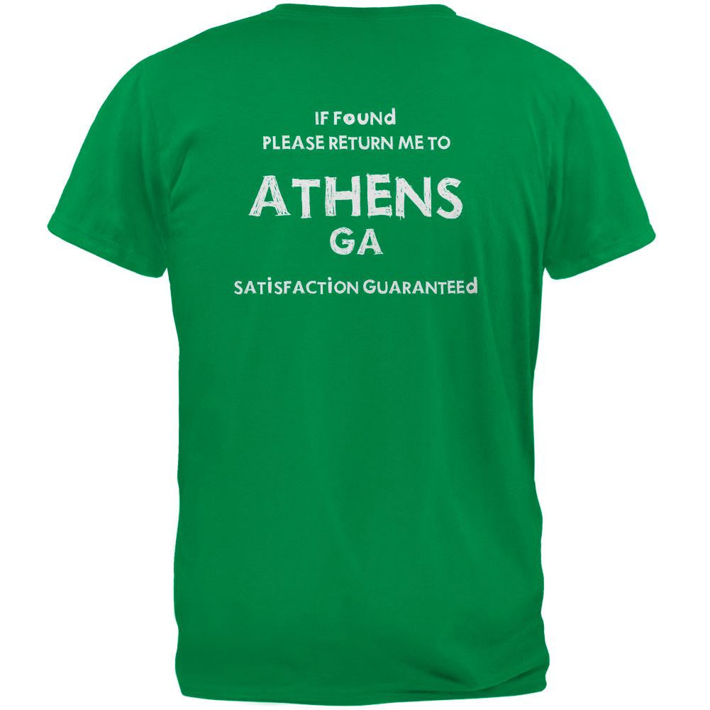 St Patricks Day Return Me to Athens Irish Green Adult T-Shirt Men's T-Shirts Old Glory 2XL Green