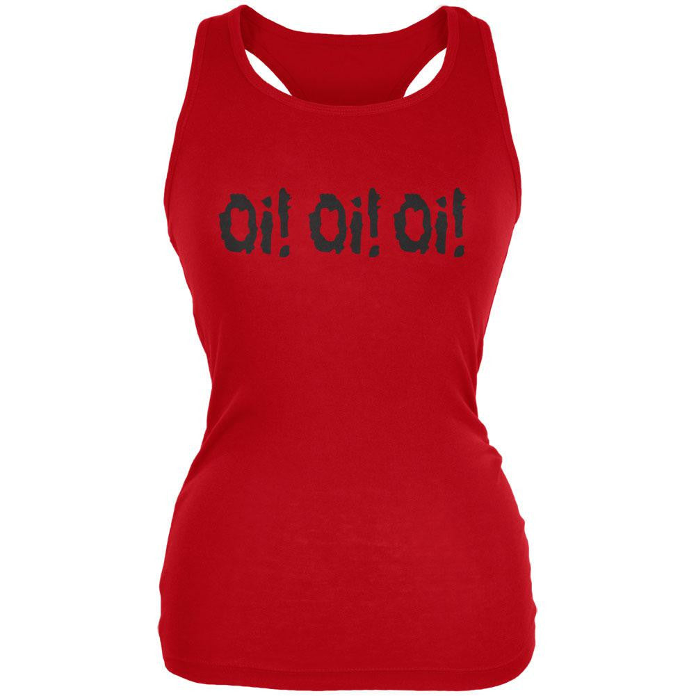 Oi! Oi! Oi! V2 Red Juniors Soft Tank Top Juniors Tank Tops Old Glory 2XL Red