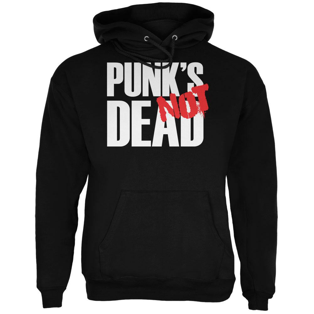 Punk's NOT Dead V3 Black Adult Hoodie Men's Hoodies Old Glory 2XL Black