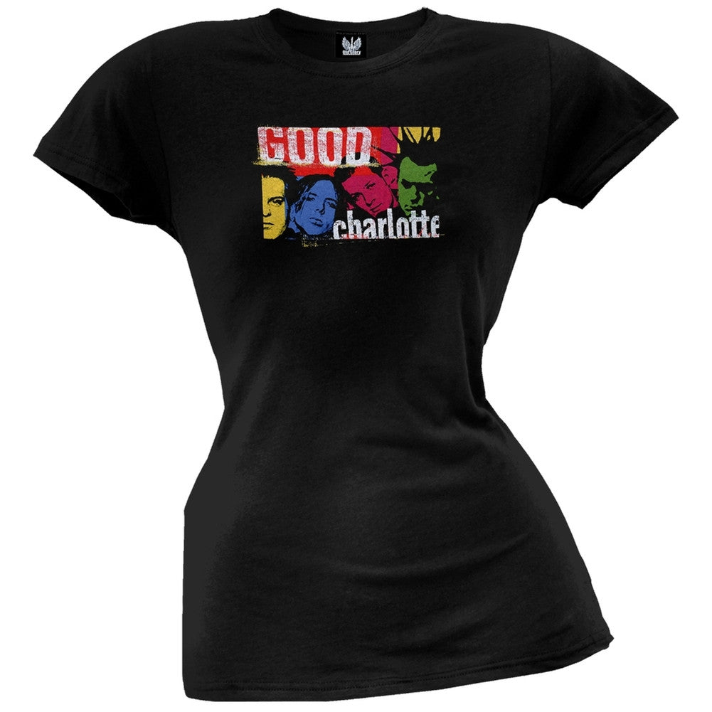 Good Charlotte - Color Blocks Juniors T-Shirt Juniors T-Shirts Good Charlotte