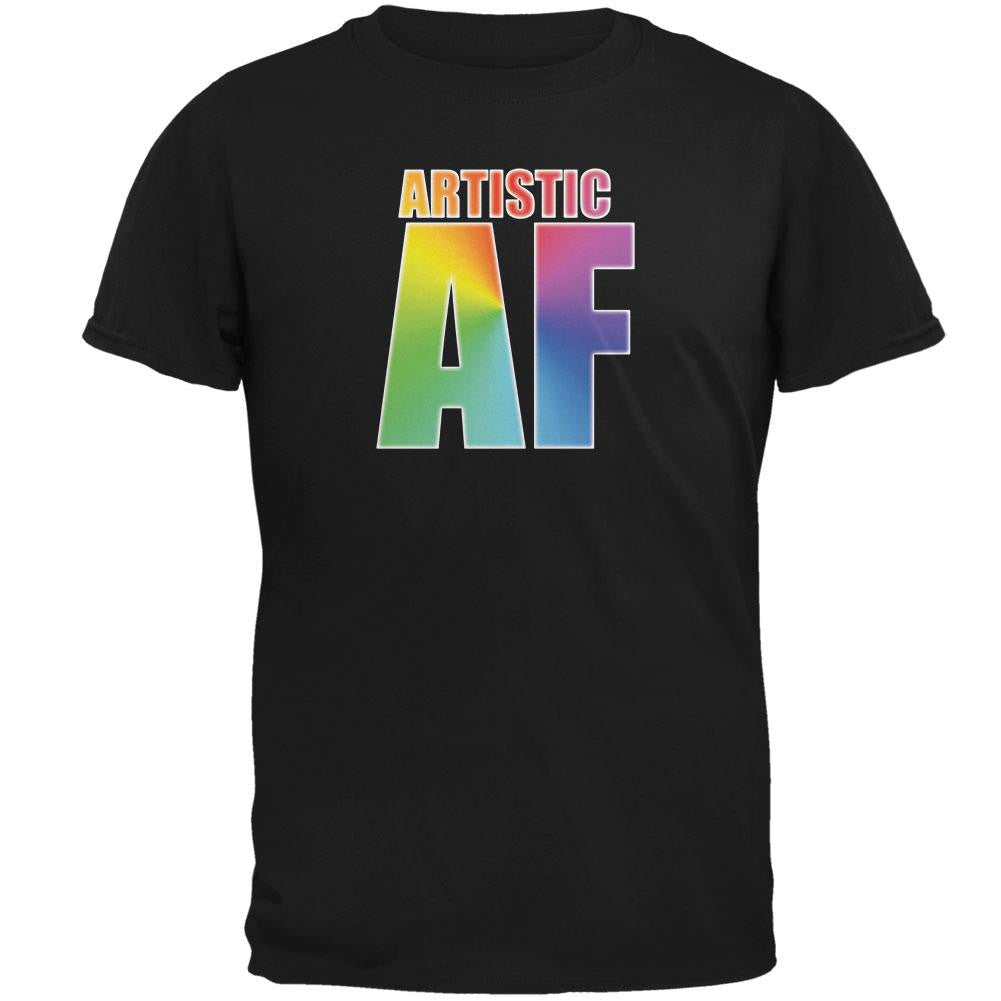 Artistic AF Black Adult T-Shirt Men's T-Shirts Old Glory 2XL Black