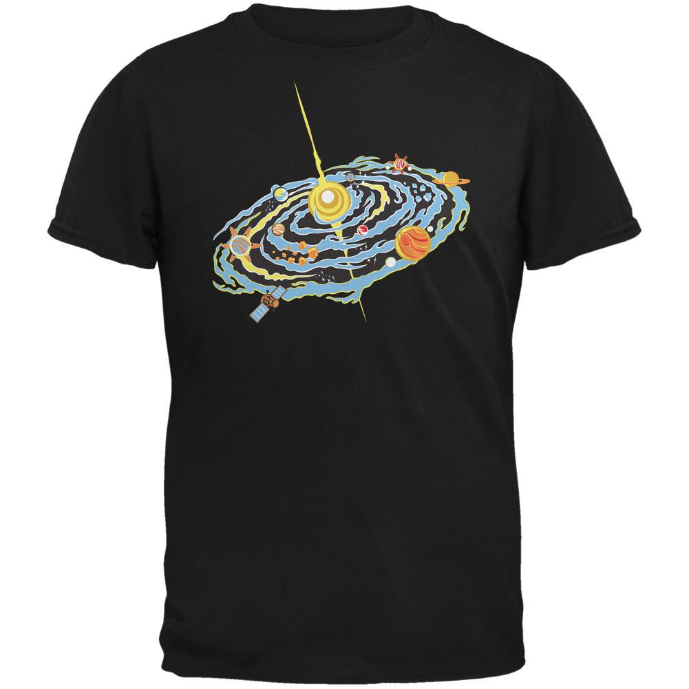 Graphic Nebula Black Youth T-Shirt Youth T-Shirts Old Glory LG Black