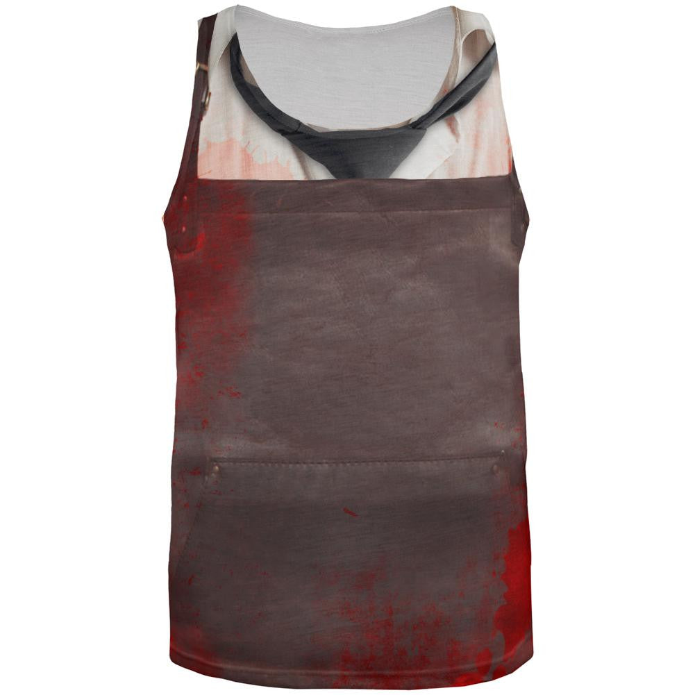 Leather Face Costume All Over Adult Tank Top Men's Tank Tops Old Glory 2XL Multi