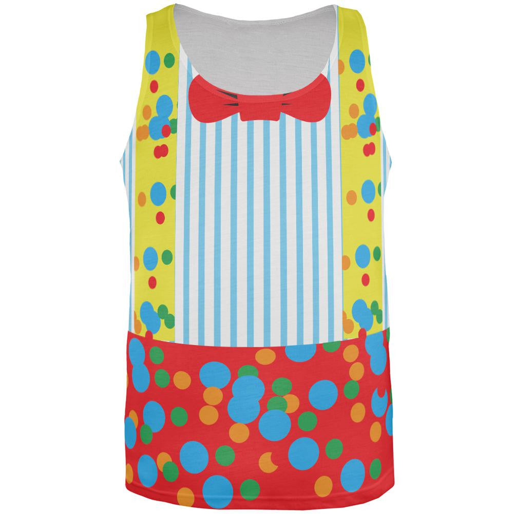 Halloween Costume Clown All Over Adult Tank Top Costume Men's Tank Tops Old Glory 2XL Multi