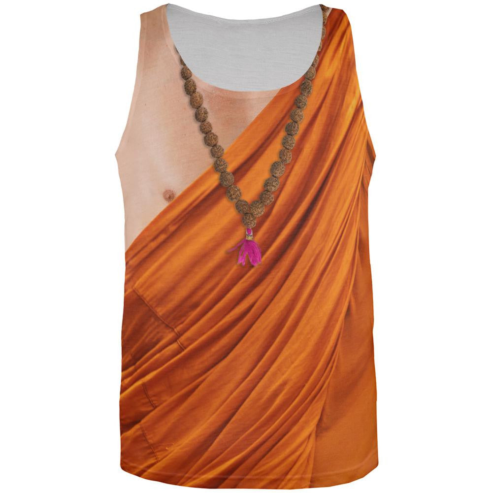 Halloween Costume Buddhist Monk All Over Adult Tank Top Costume Men's Tank Tops Old Glory 2XL Multi
