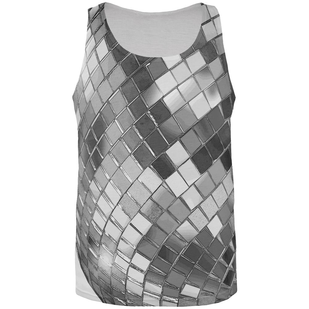 Disco Ball All Over Adult Tank Top Men's Tank Tops Old Glory 2XL Multi