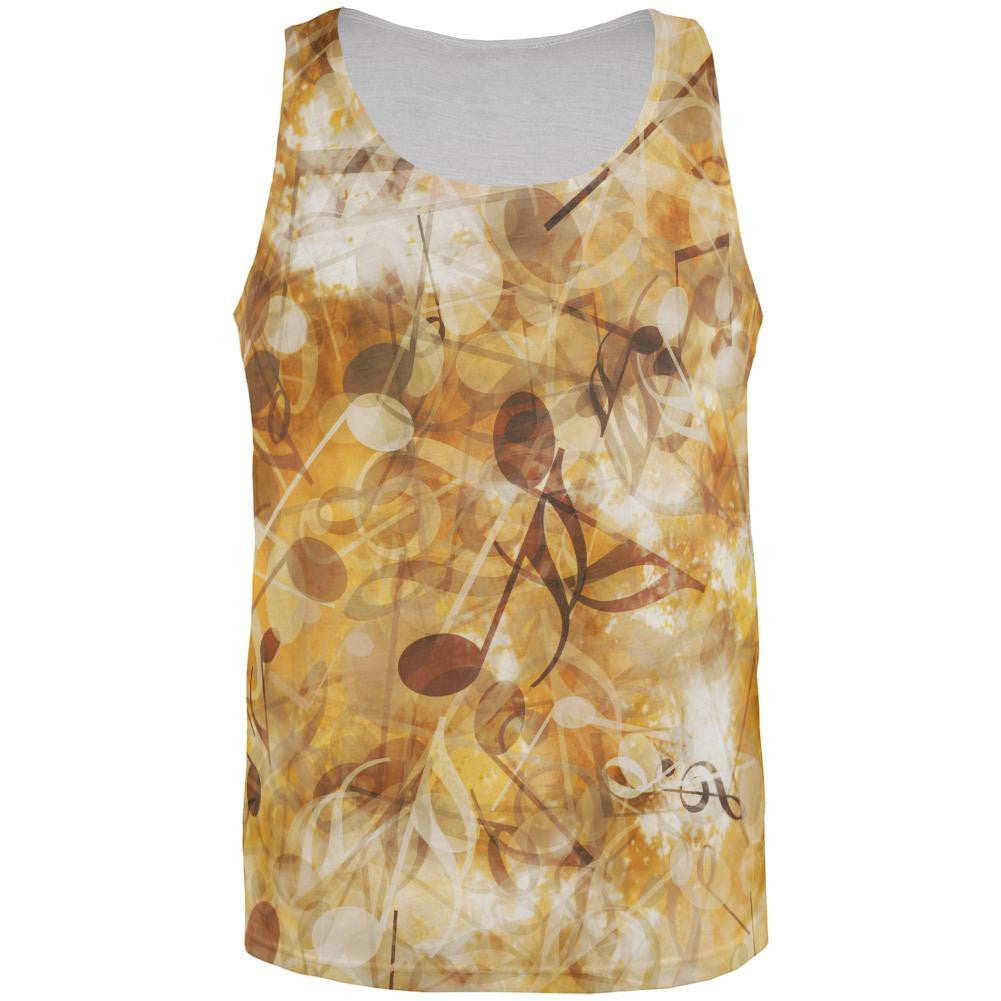 Classical Music Medley All Over Adult Tank Top Men's Tank Tops Old Glory 2XL Multi