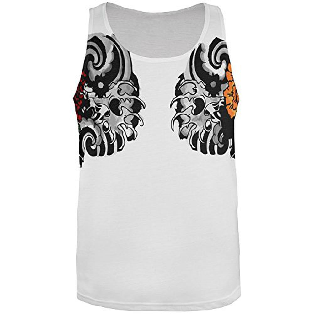 Japanese Shoulder Tattoo All Over Adult Tank Top Men's Tank Tops Old Glory 2XL Multi