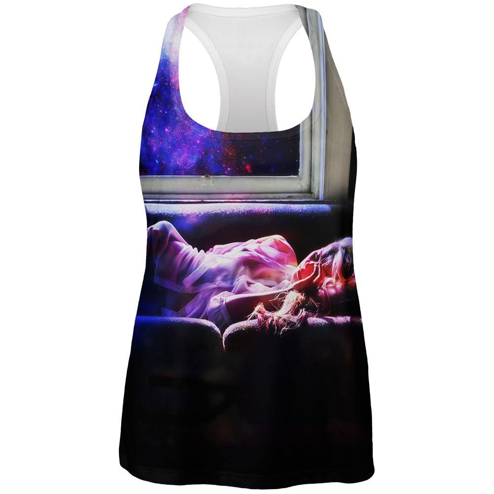 Sleep to Dream of Stars All Over Womens Racerback Tank Top Women's Tank Tops Old Glory 2XL Multi